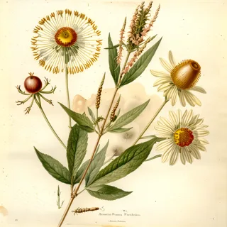 Ilustración botánica de Marco