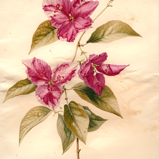 Ilustración de Bugambilia